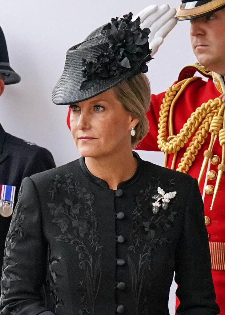 Duchess Sophie at Queen Elizabeth II's funeral