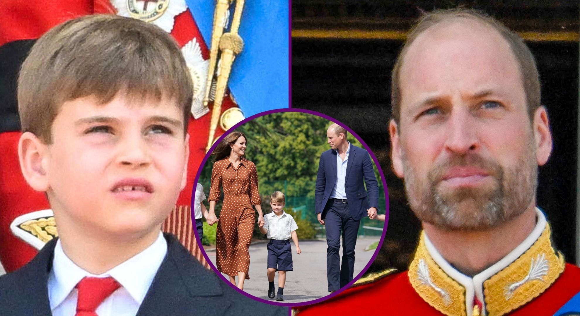 Adorable moment Prince Louis 'refuses' dad William's gesture at school gates