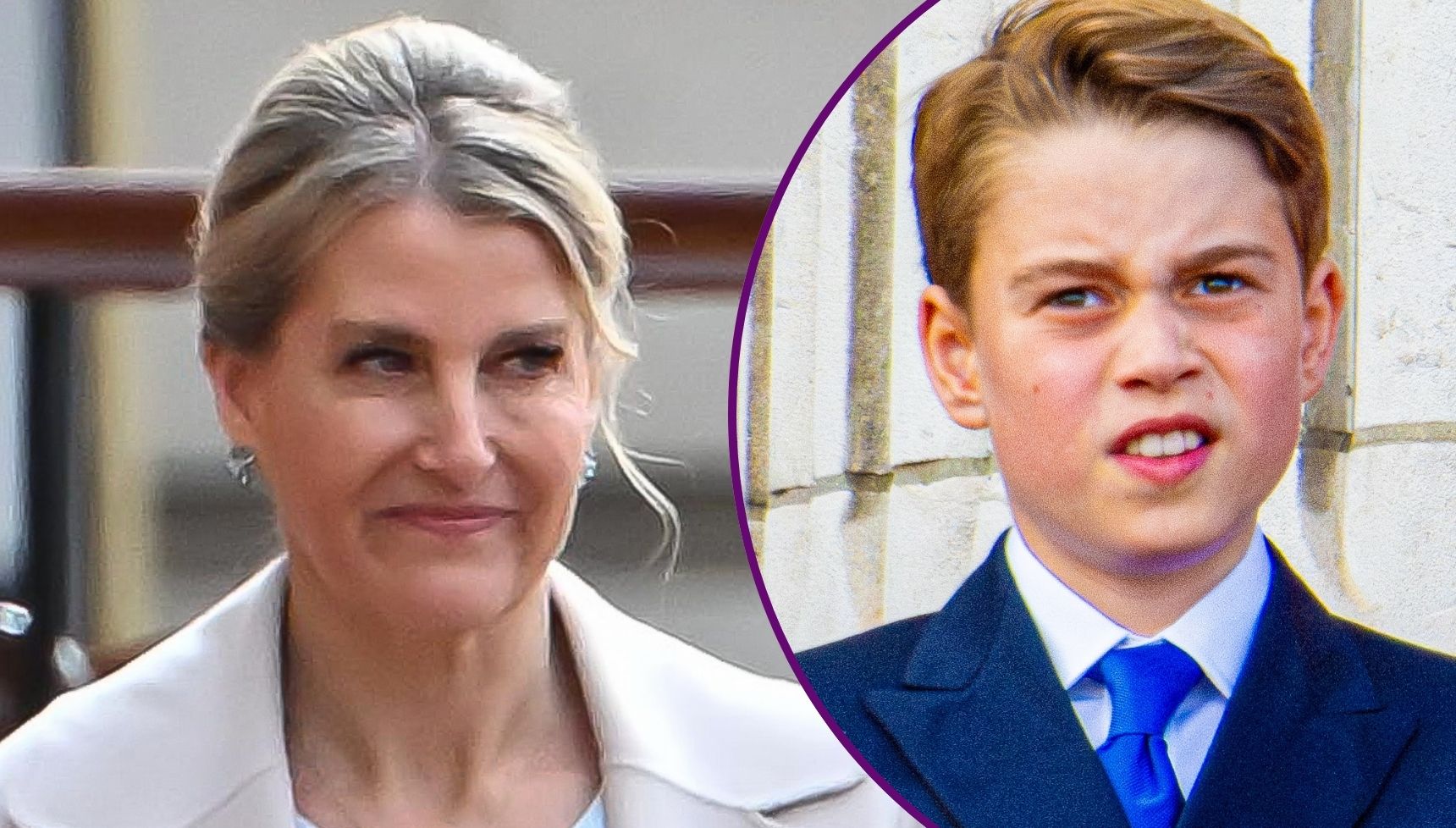 Touching moment Duchess Sophie 'comforted' Prince George at poignant event