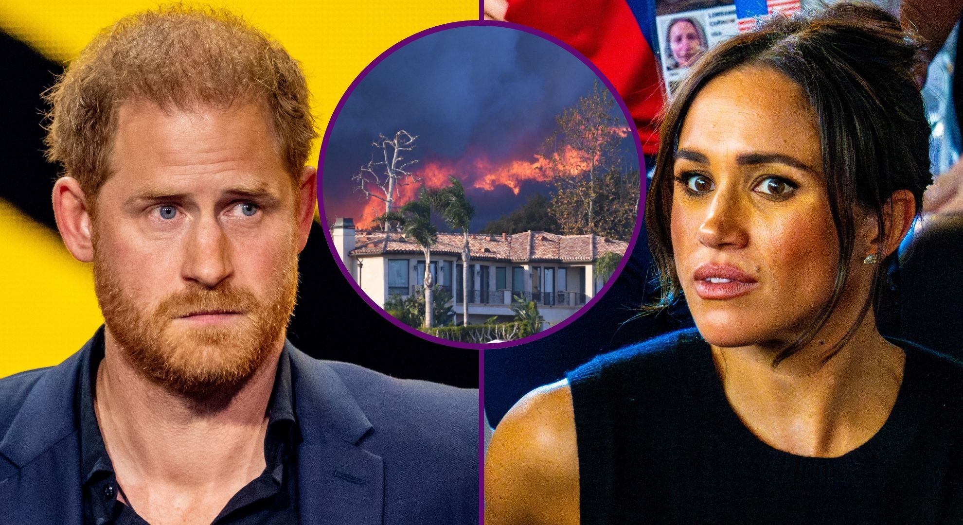 Prince Harry and Meghan Markle share statement on devastating wildfires in California as they 'open Montecito home'