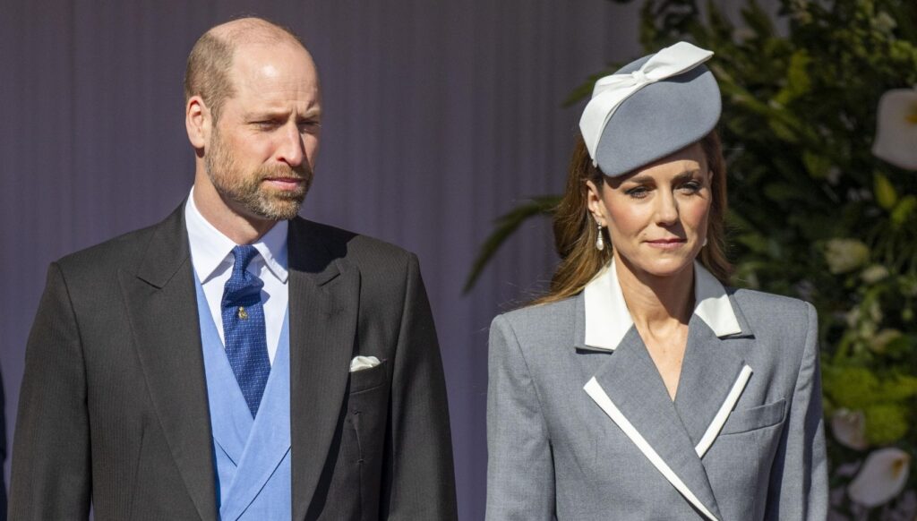 Prince William and Kate Middleton during state visit