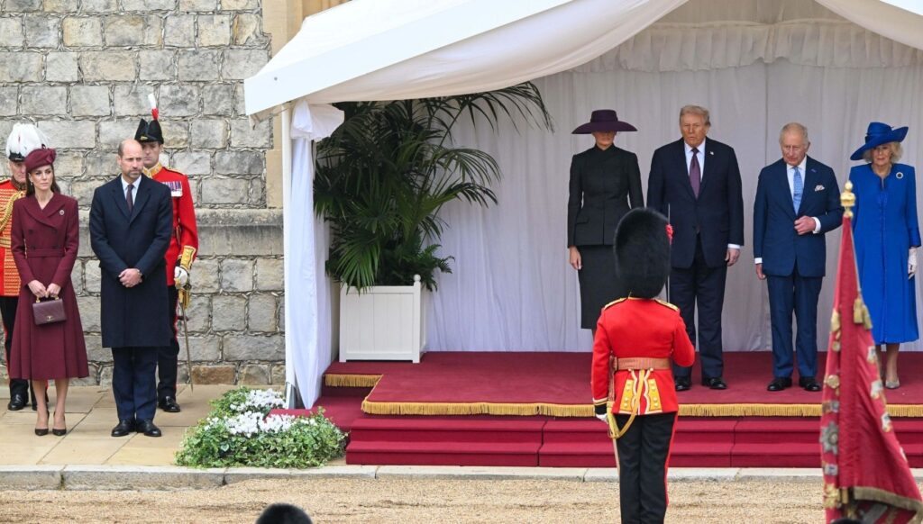 Donald Trump's UK state visit with royal family