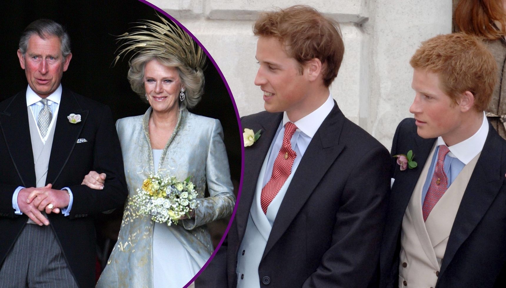 Princes William and Harry's 'true feelings' on Charles and Camilla's wedding day laid bare as couple celebrates 21st anniversary