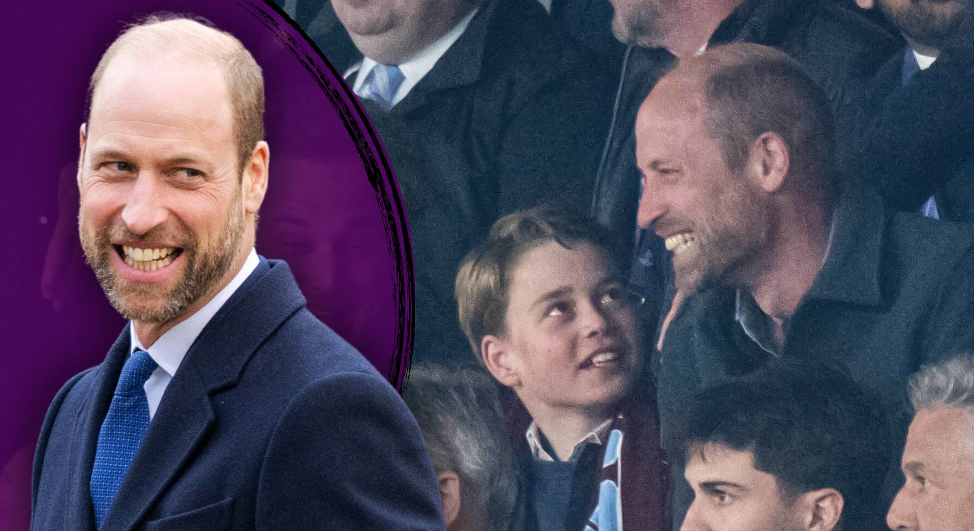 Prince William and George cheer on Aston Villa in Paris as strict royal travel rule 'looms'