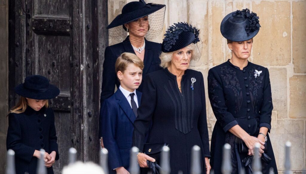 Royals at Queen Elizabeth II's funeral
