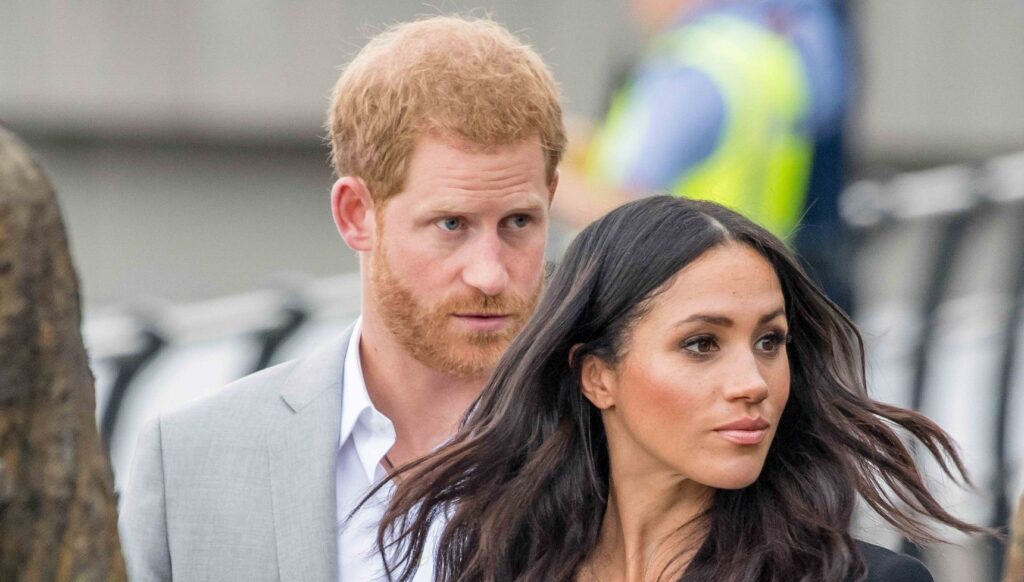 Prince Harry and Meghan Markle during engagement