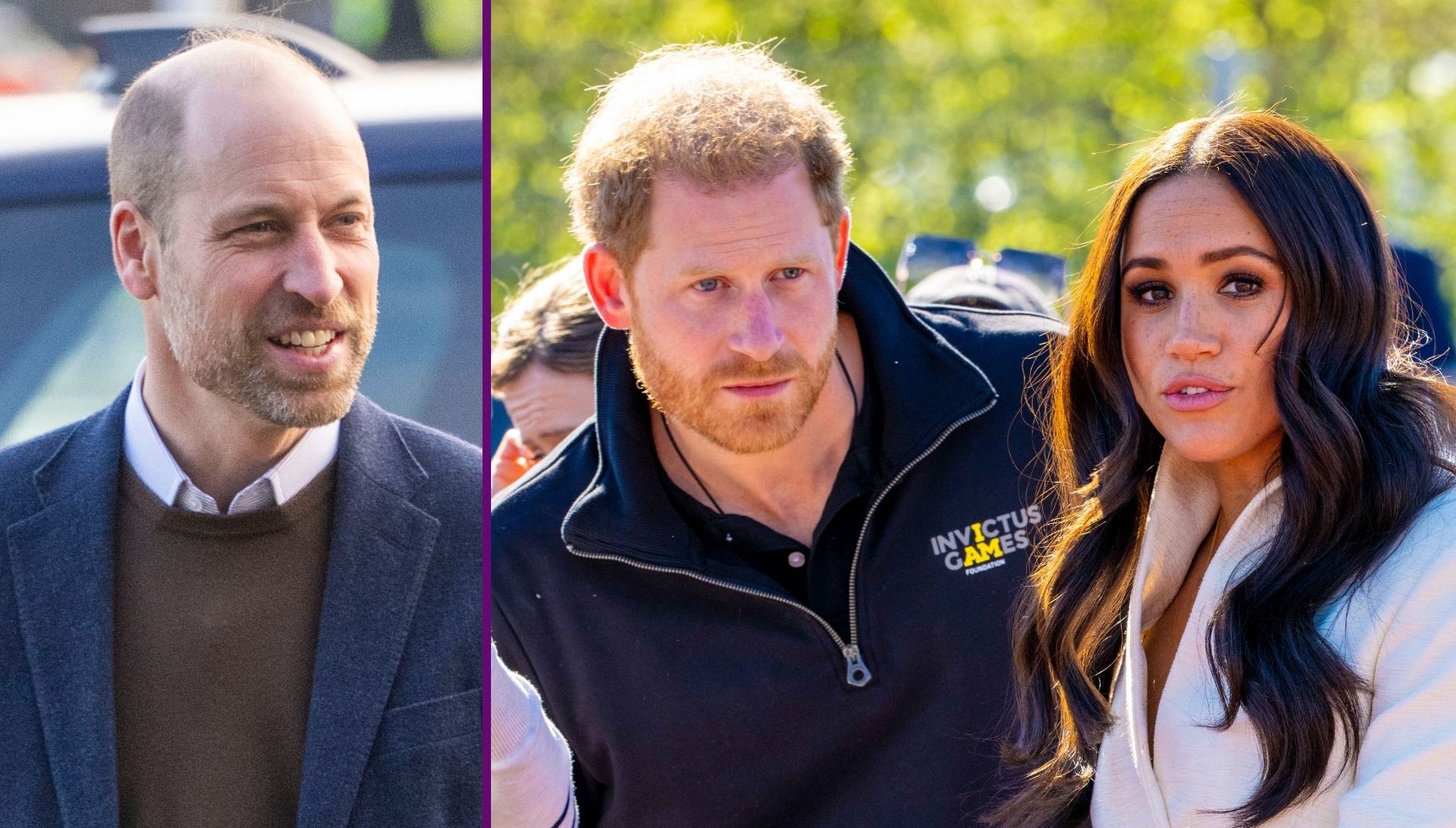 Prince William's 'two-word expletive' when Harry first told him about Meghan Markle romance