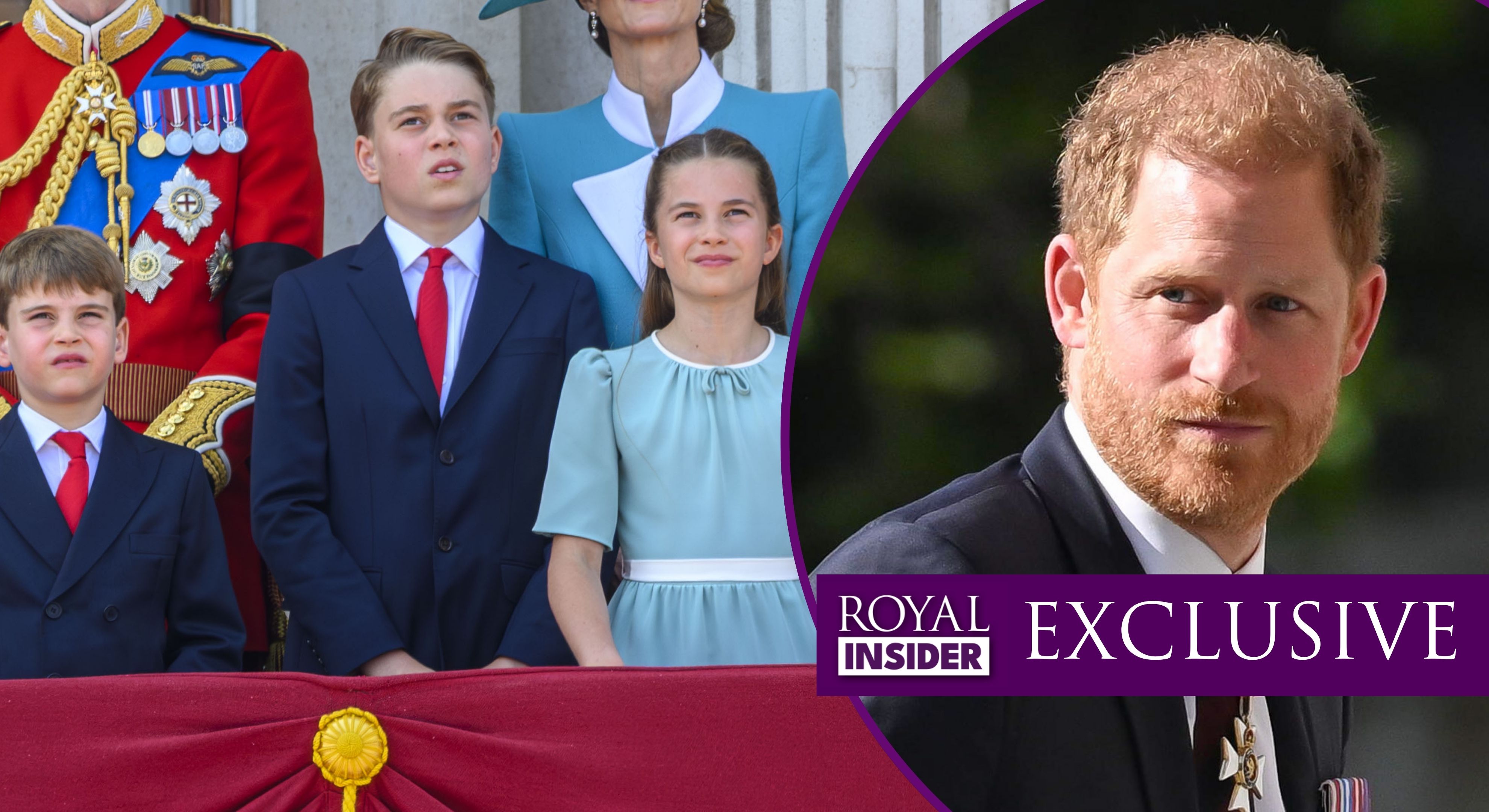 Prince Louis, George and Princess Charlotte's 'aware' of uncle Harry's 'rift' with royal family