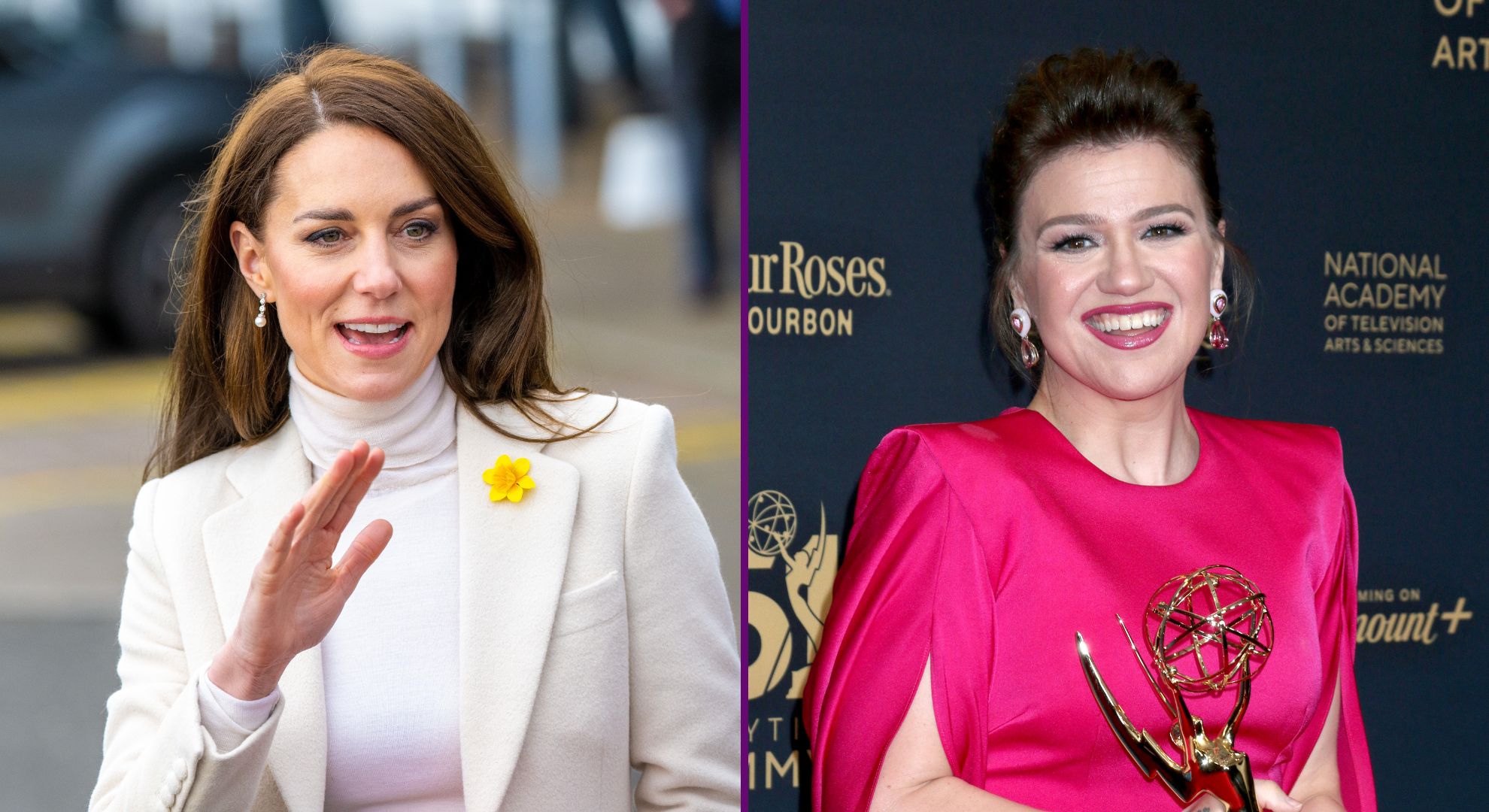 Kate Middleton and Kelly Clarkson shared battles of severe morning sickness while pregnant