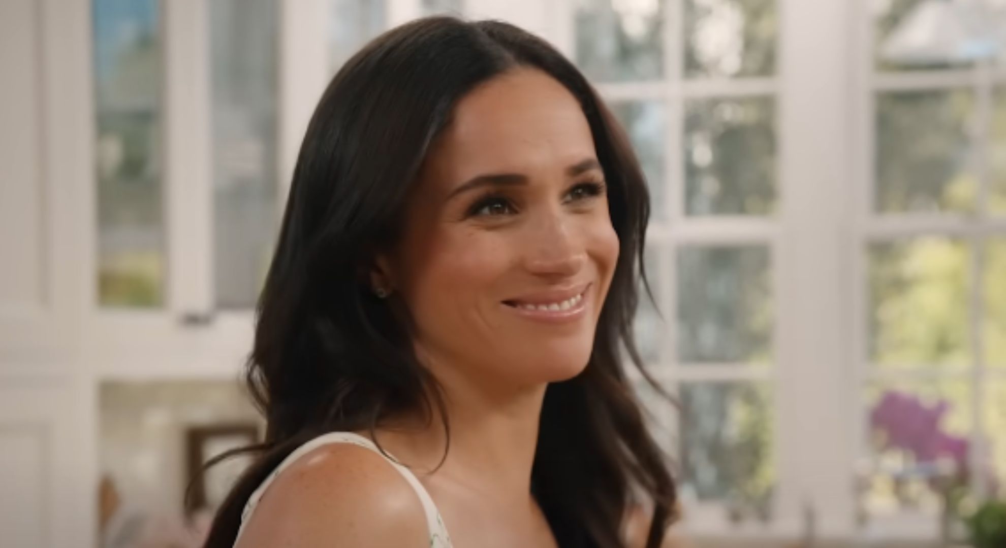 Prince Archie and Princess Lilibet seen on set of With Love, Meghan