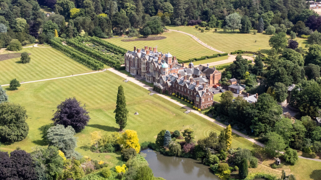 An arial shot of Sandringham