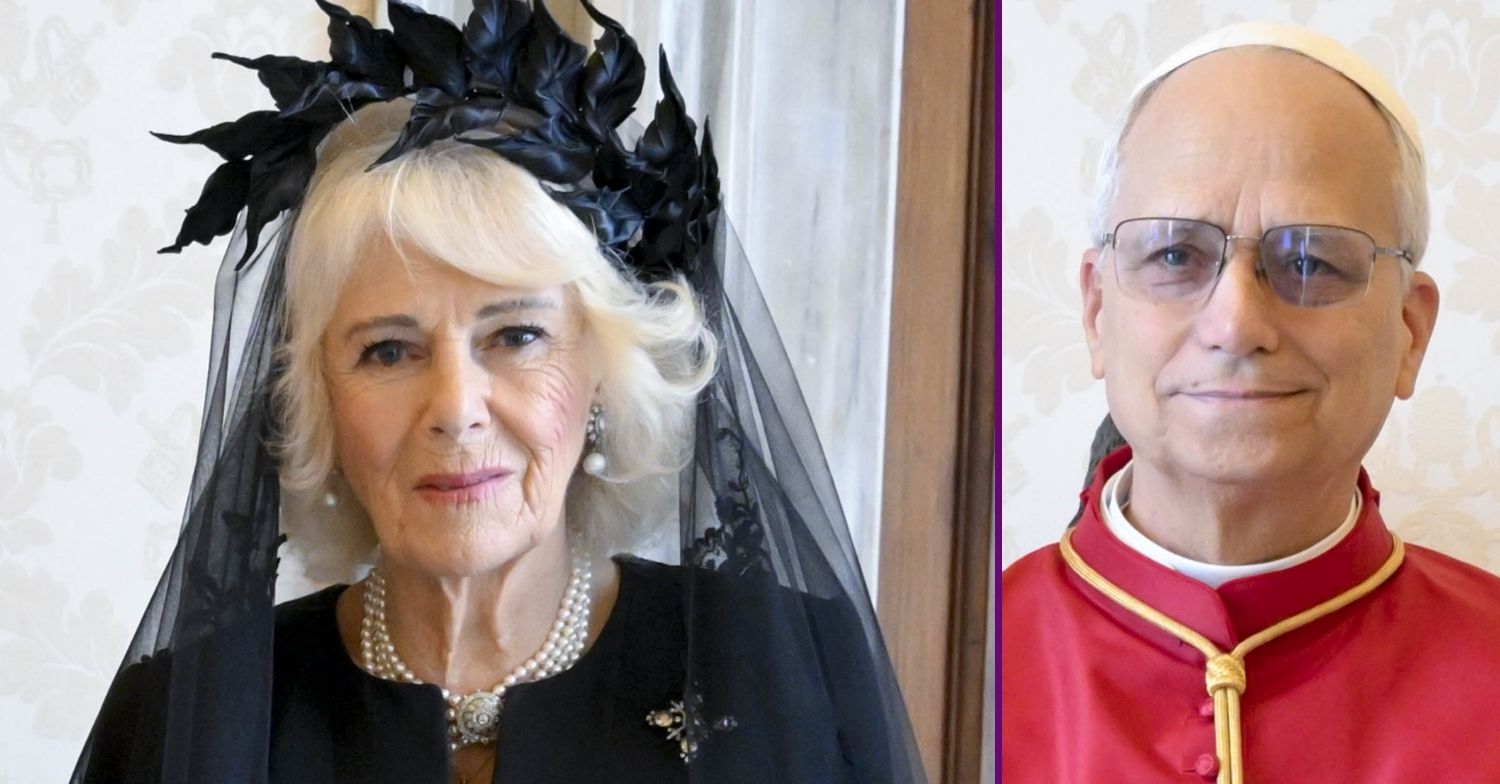 Reason Queen Camilla wore black outfit for meeting with Pope Leo XIV