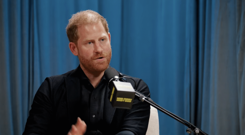 Prince Harry on podcast