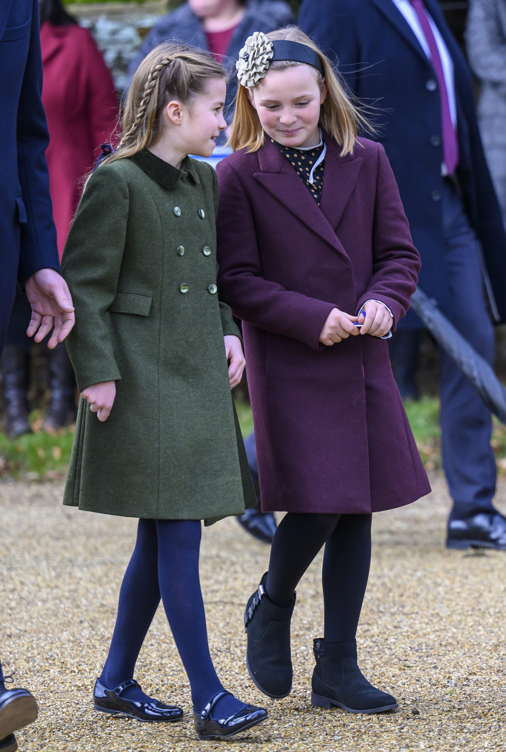 Mia Tindall and Princess Charlotte