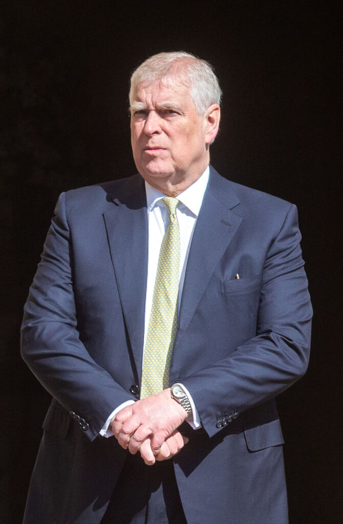 Prince Andrew at Easter