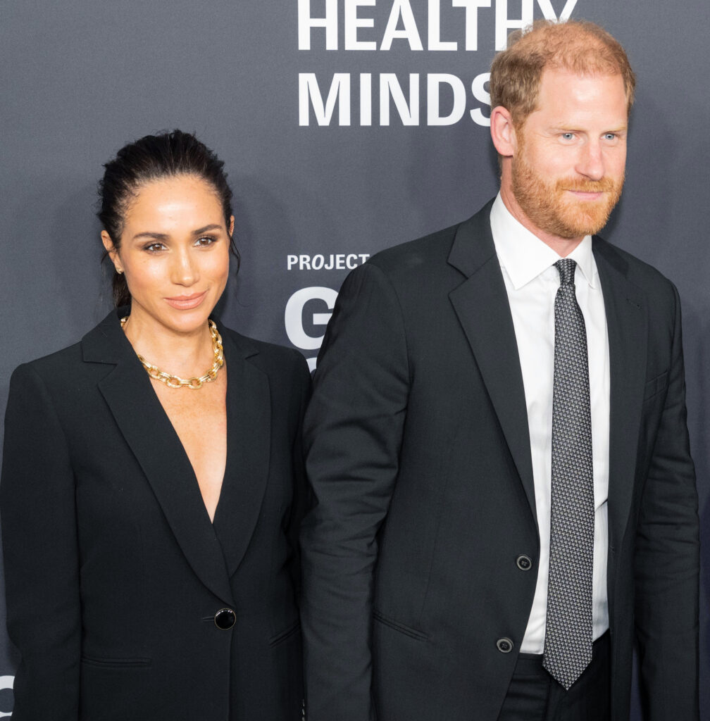 Meghan Markle and Prince Harry at the Project Healthy Minds Gala