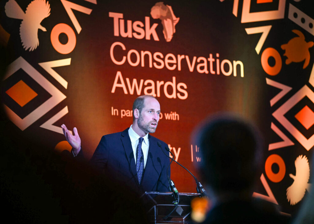 Prince William at the Tusk Conservattion Awards 2024