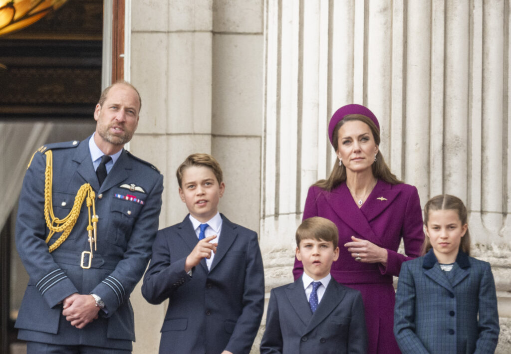 Prince William, Prince George, Prince Louis, Princess Kate and Princess Charlotte