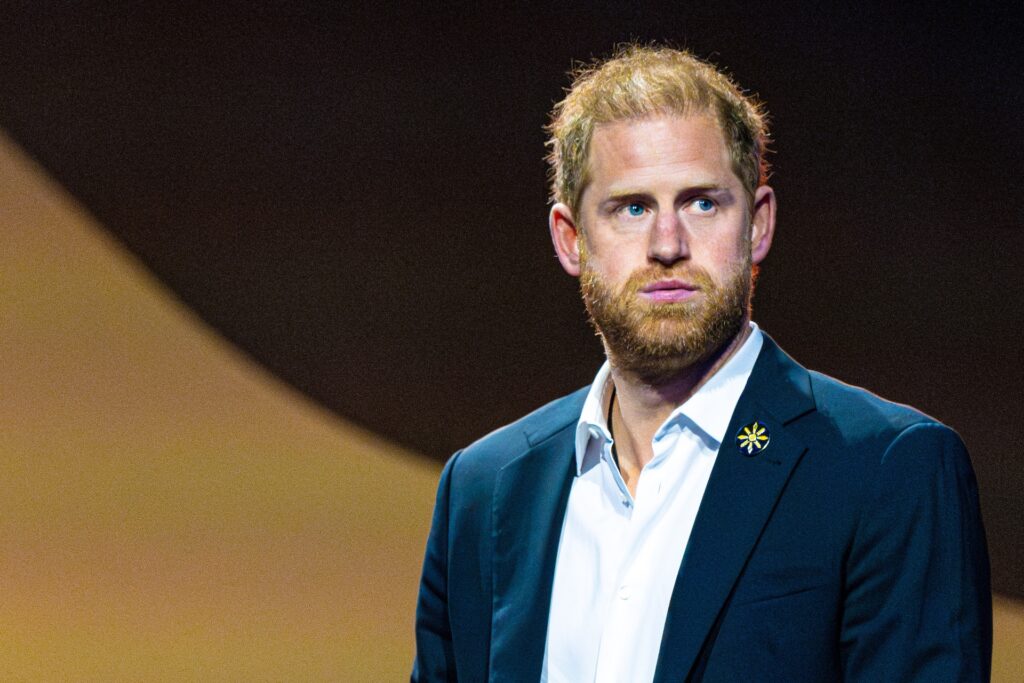 Prince Harry emotional at event