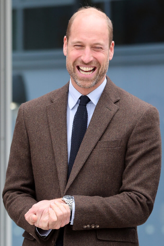 Prince William laughing