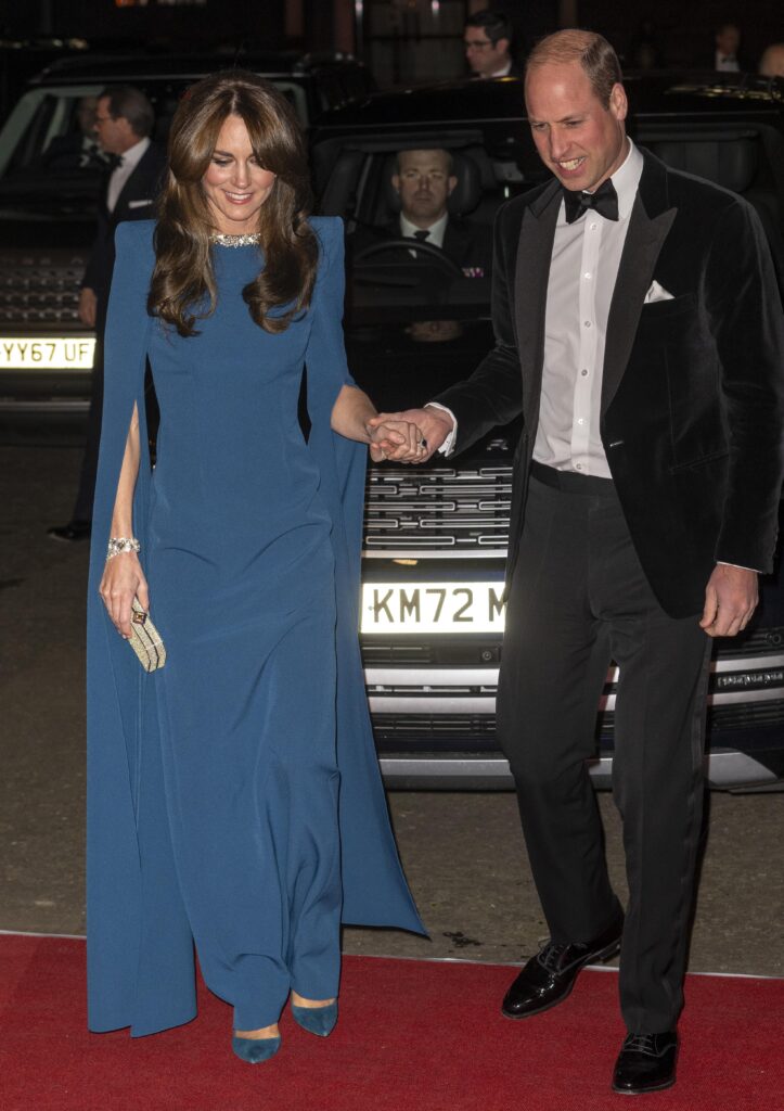 Prince William and Kate Middleton at the Royal Variety Performance