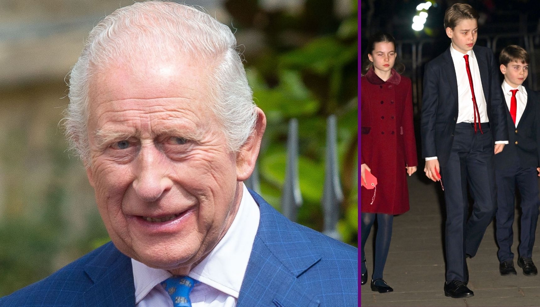George, Charlotte and Louis' 'special birthday gift' for grandfather King Charles as he turns 77