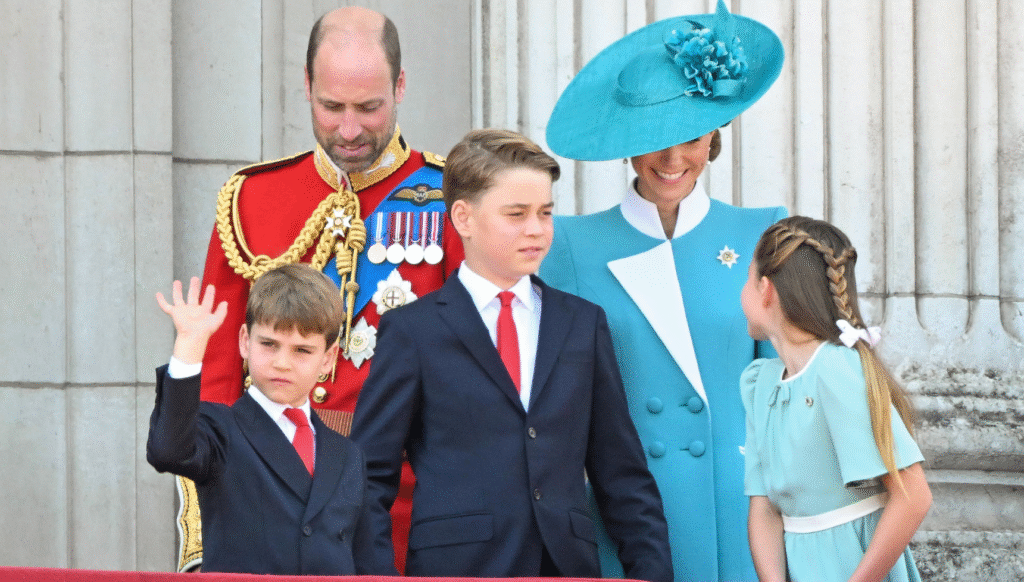 Prince William, Kate Middleton, George, Charlotte and Louis