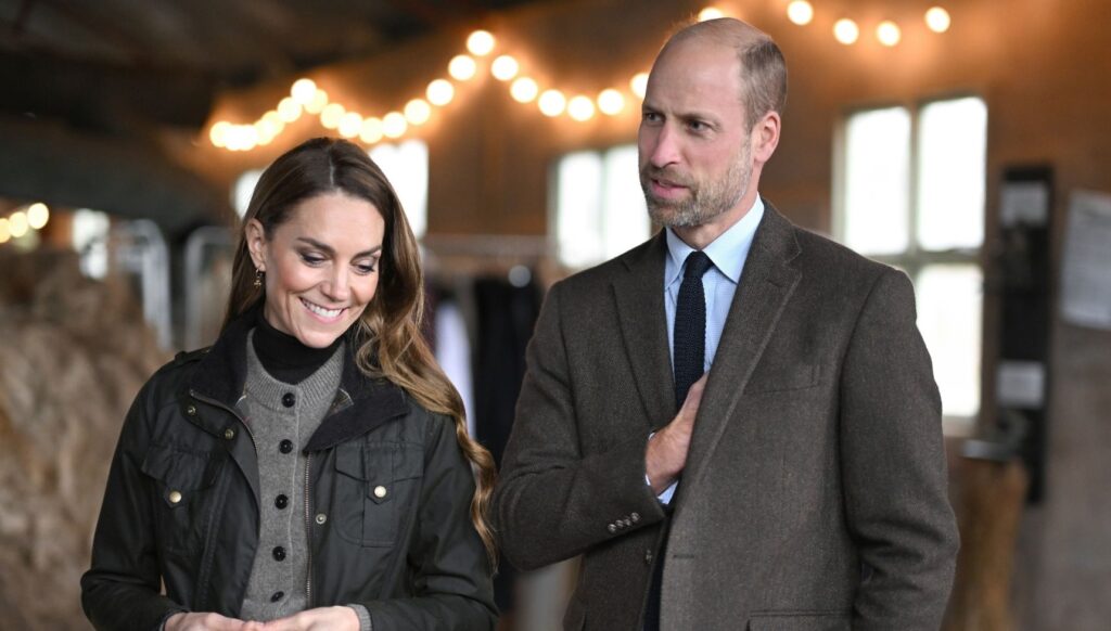 Prince William and Kate Middleton smiling 