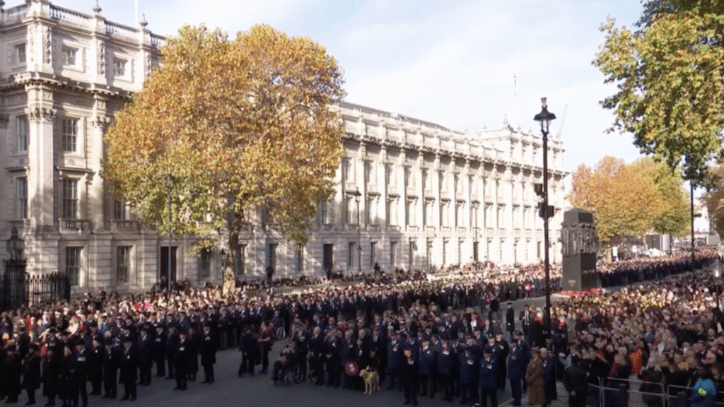 The national service of Remembrance on Remembrance Sunday