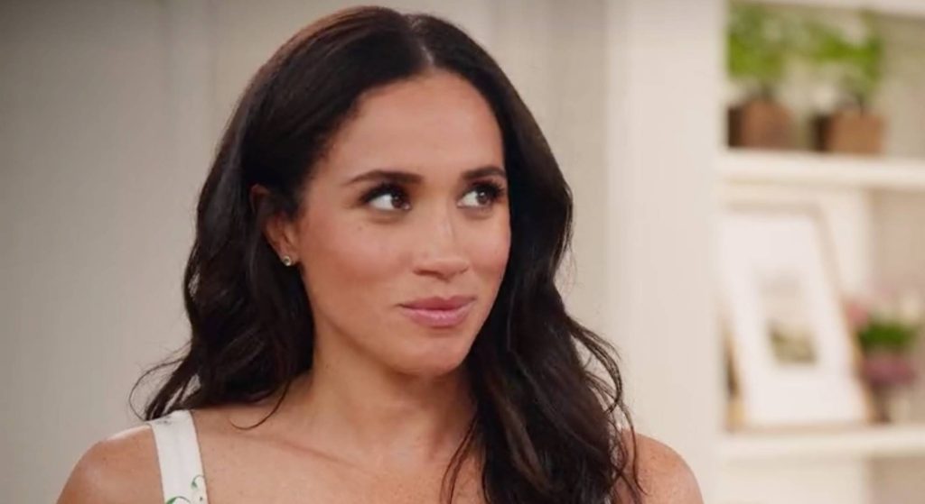 Meghan smiling on With Love, Meghan