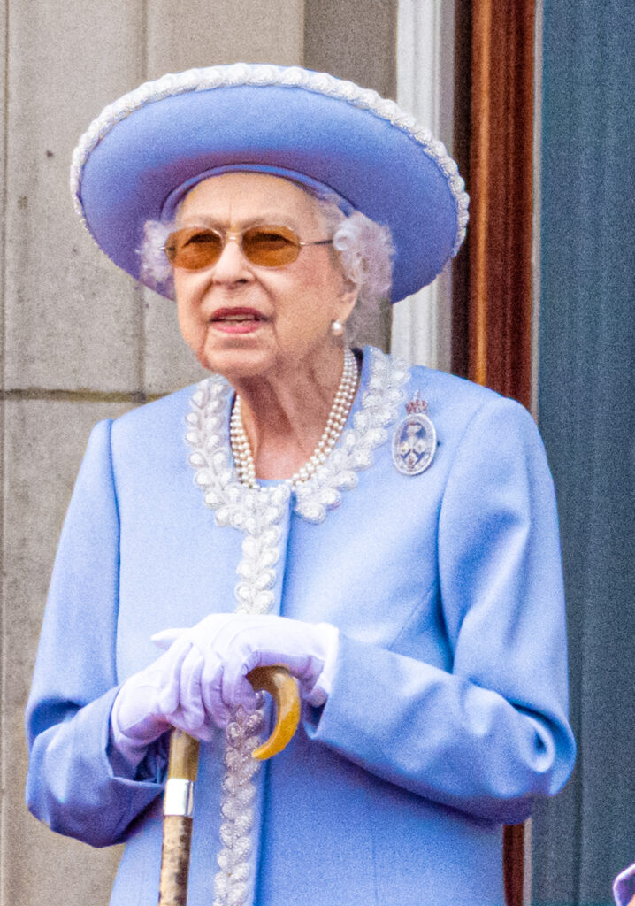 Queen Elizabeth II on the balcony 