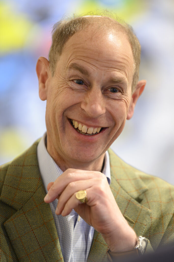 Prince Edward smiling
