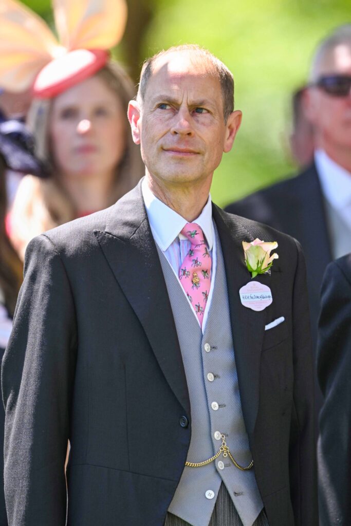 Prince Edward during royal engagement