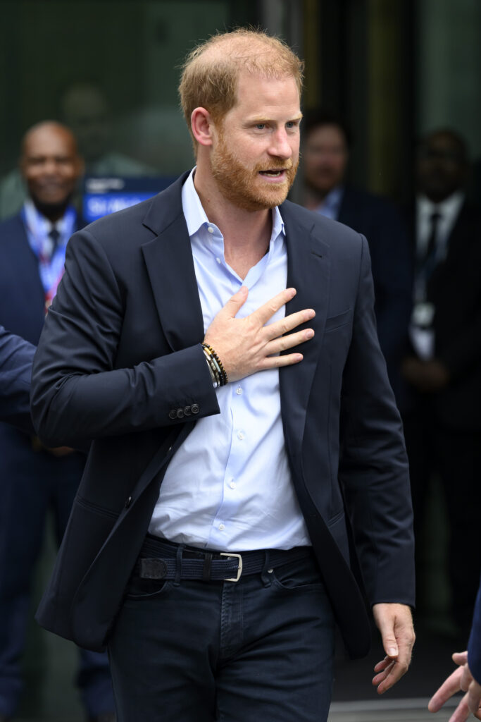 Prince Harry smiling