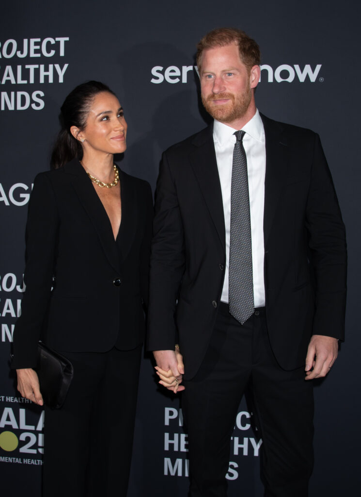 Prince Harry and Meghan Markle at Project Healthy Minds Gala