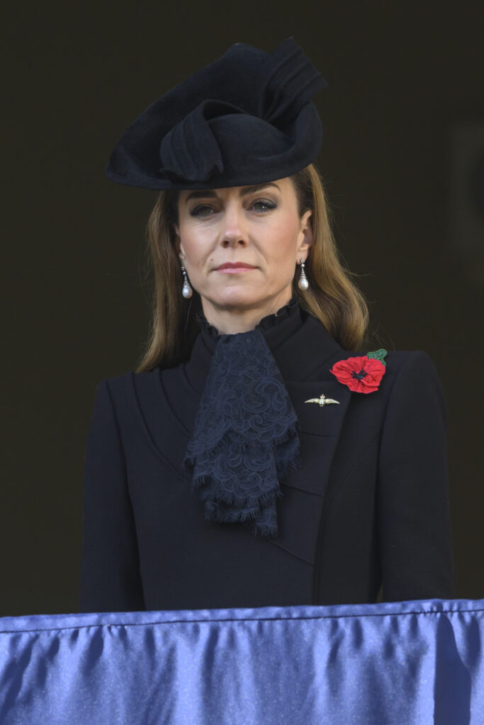 Kate Middleton at Remembrance Sunday service