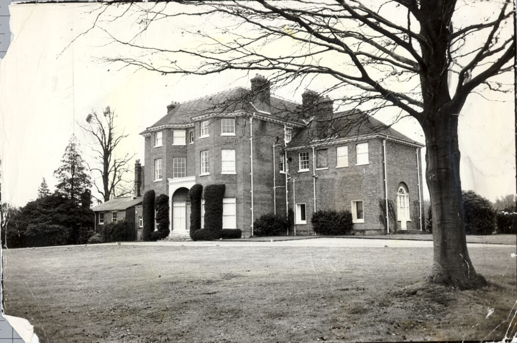 Forest Lodge in black and white