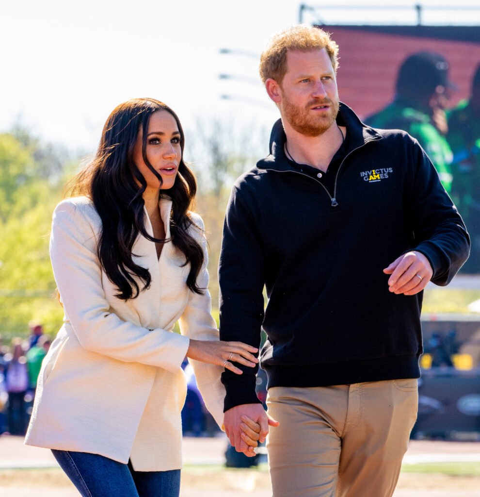 Prince Harry and Meghan Markle at Invictus Games