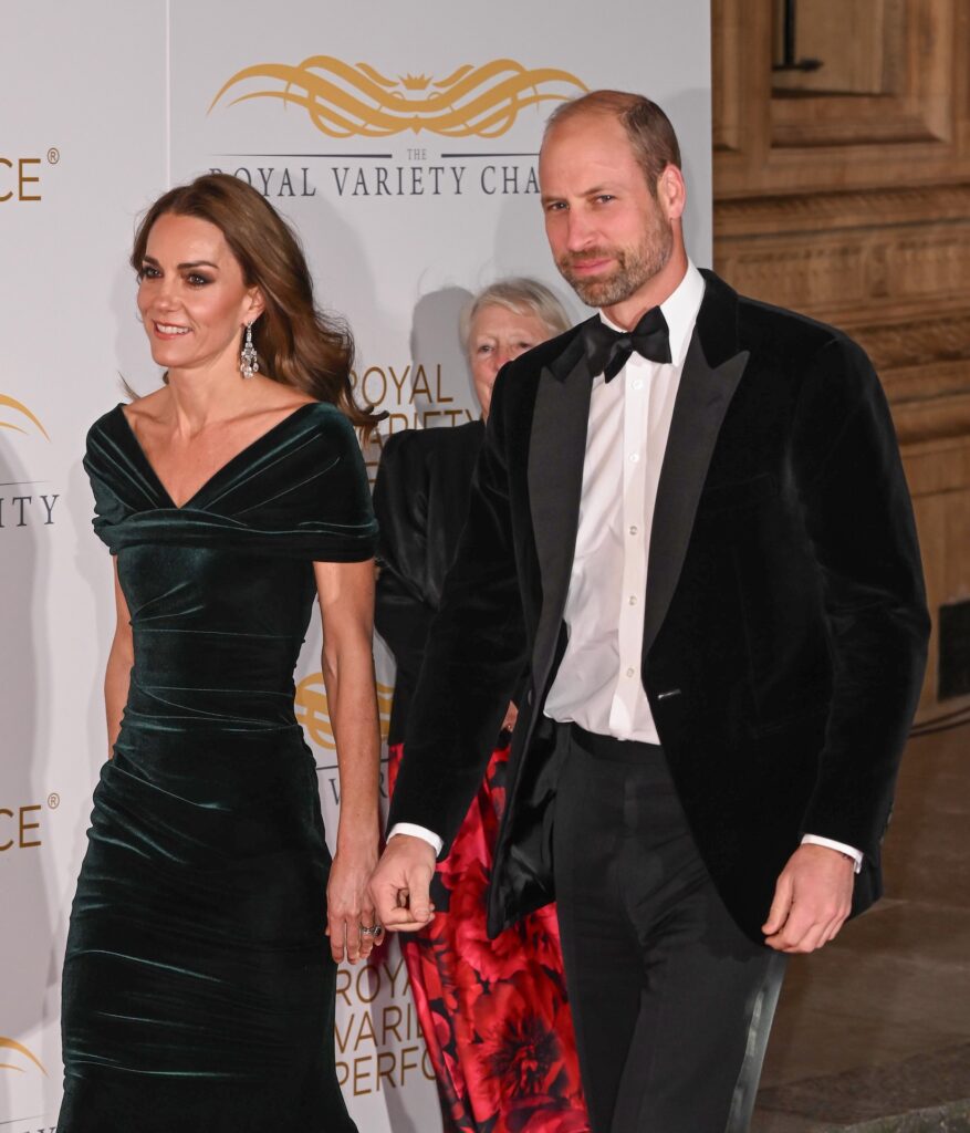 Prince William and Kate Middleton at an event