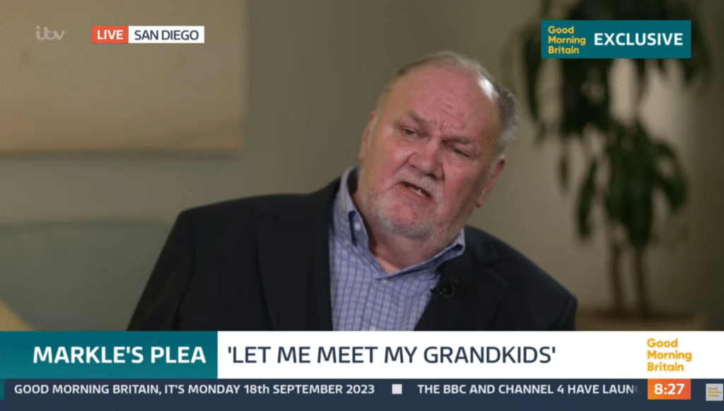 Thomas Markle on Good Morning Britain