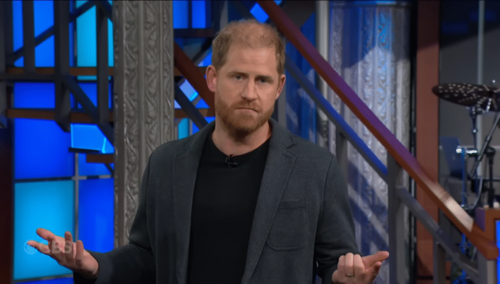 Prince Harry's cameo on The Late Show with Stephen Colbert 
