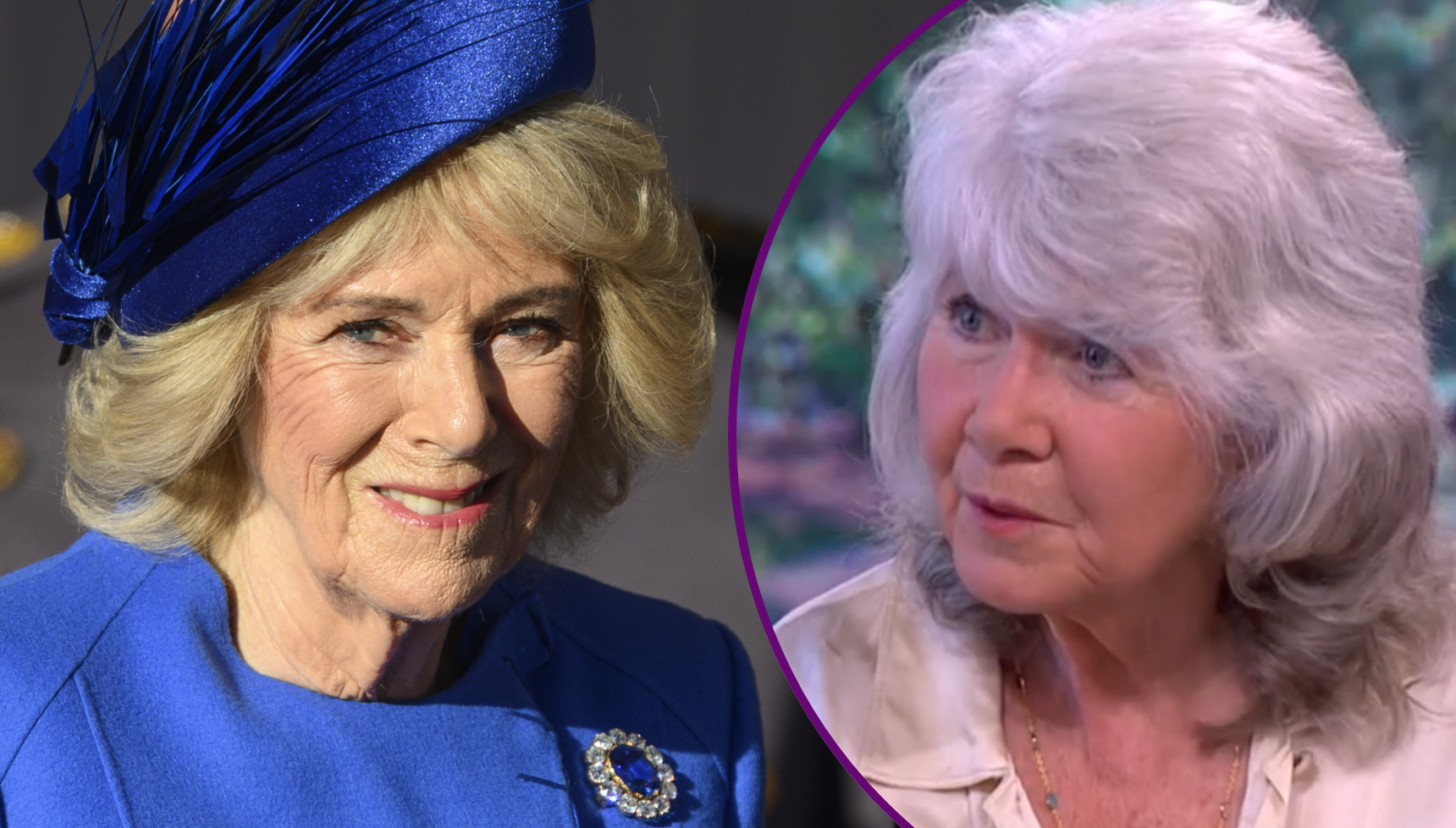 Queen Camilla's 'sad comment' about late friend Jilly Cooper as she visits Rivals set