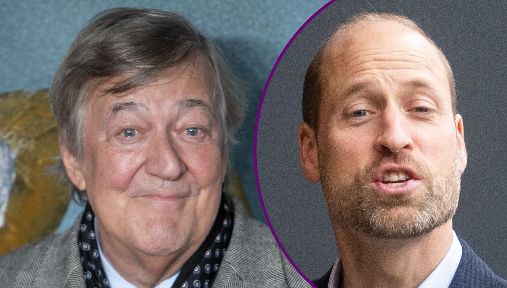 Stephen Fry's cheeky 'dig' at Prince William during Royal Variety Performance