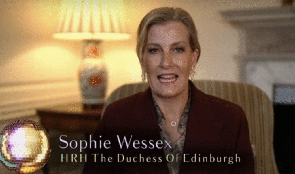 Duchess Sophie on Strictly Come Dancing