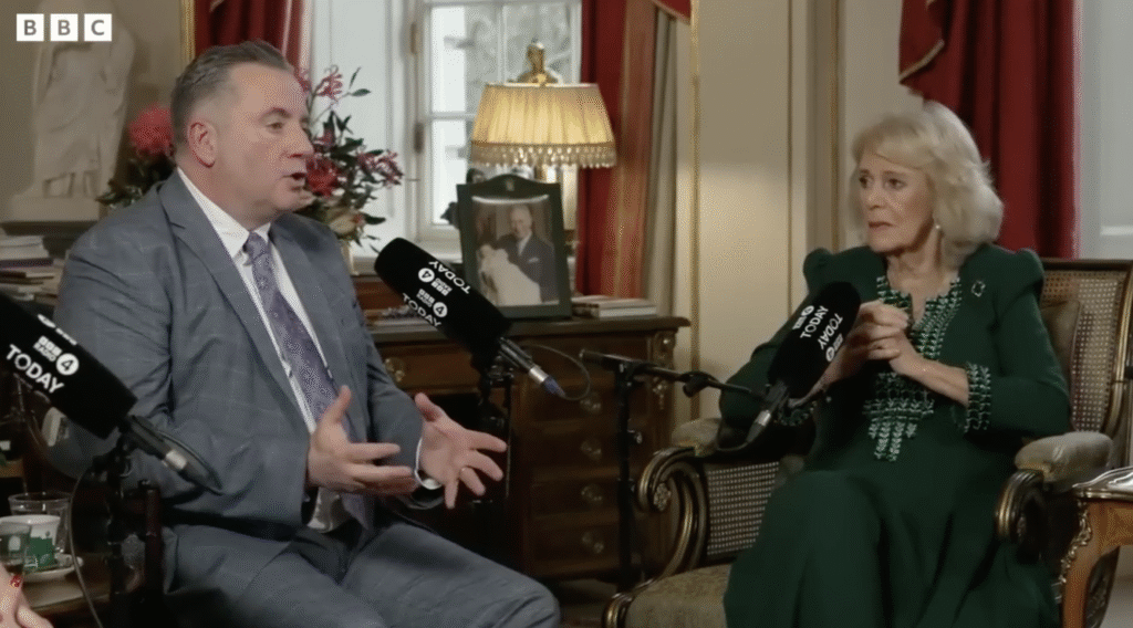 Queen Camilla and John Hunt on BBC Radio 4