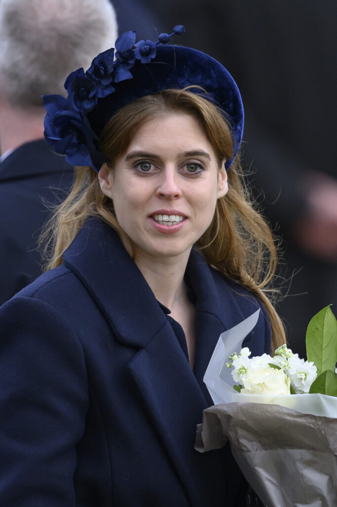 Princess Beatrice at Sandringham on Christmas Day
