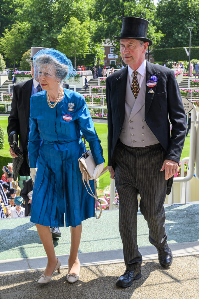 Princess Anne and Sir Timothy Laurence at Royal Ascot