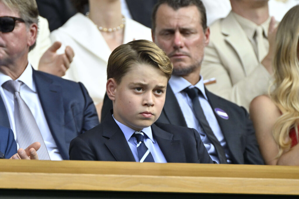 Prince George in suit at Wimbledon