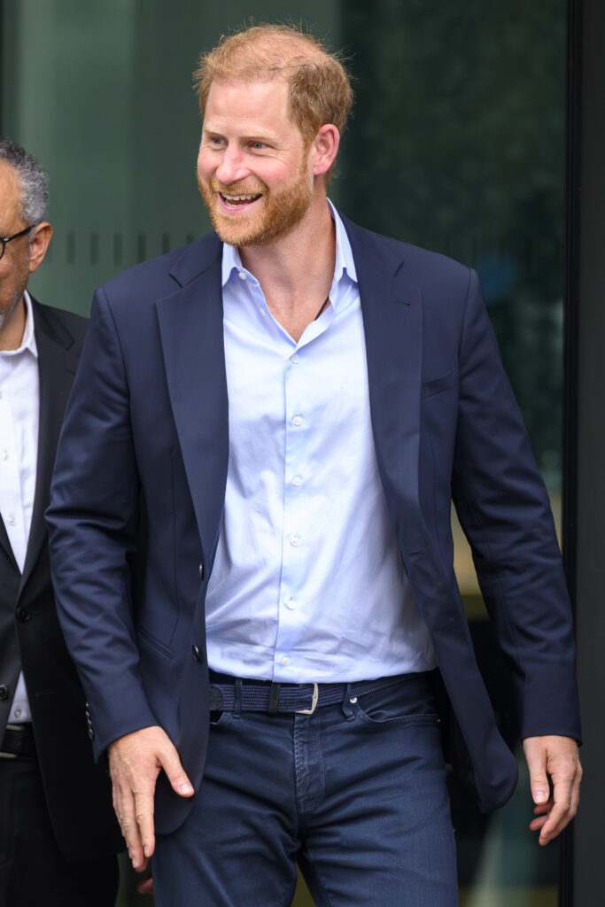 Prince Harry smiling