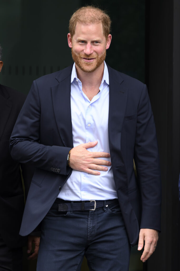 Prince Harry during his UK visit